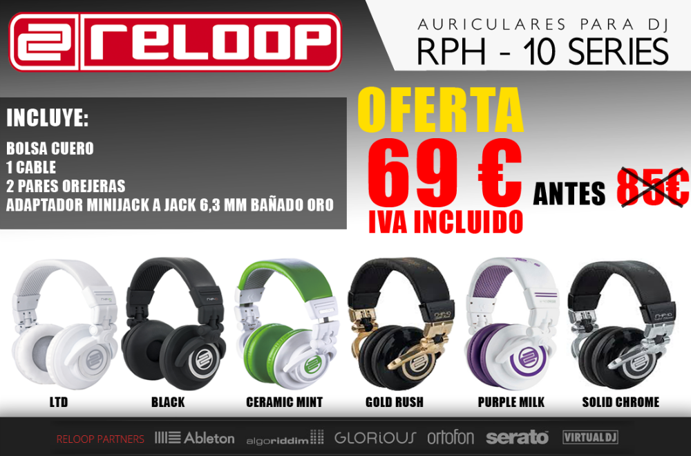 AURICULARES RELOOP 2 OFERTA face