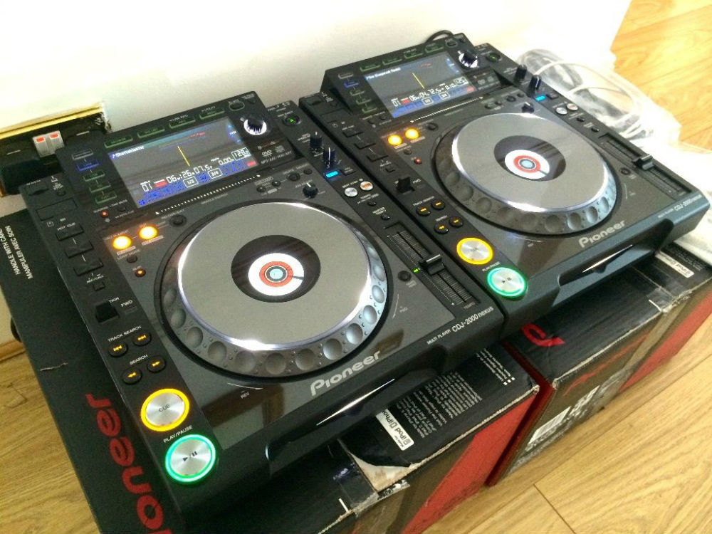 Pioneer CDJ 2000 NeXus Pair In Boxes With Manuals Cables